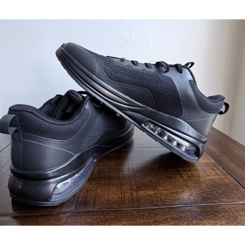 GEERS Mens 9.5 W Work Shoes Black Slip Resistant Air Cushion Sneakers NWOB 5580W - Picture 4 of 11